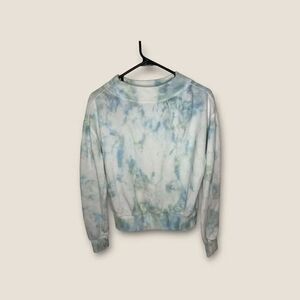 Anthropologie Pilcro Eleyna Blue Tie Dye Sweater Women’s Size Small